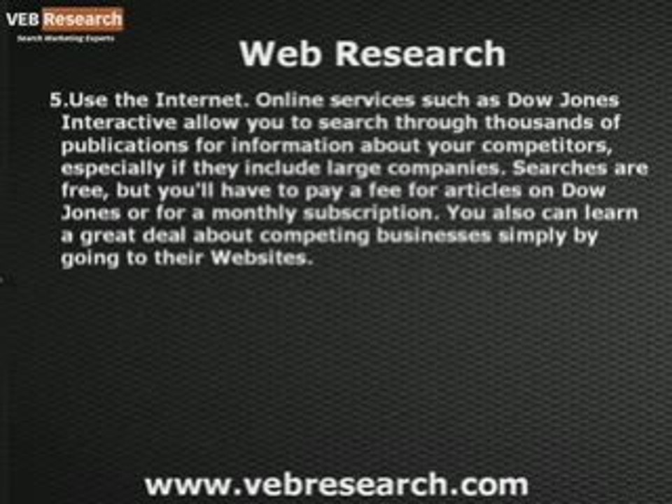 web research
