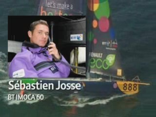 Voile Vendée Globe 2008 J26 Vacation avec Sébastien Josse
