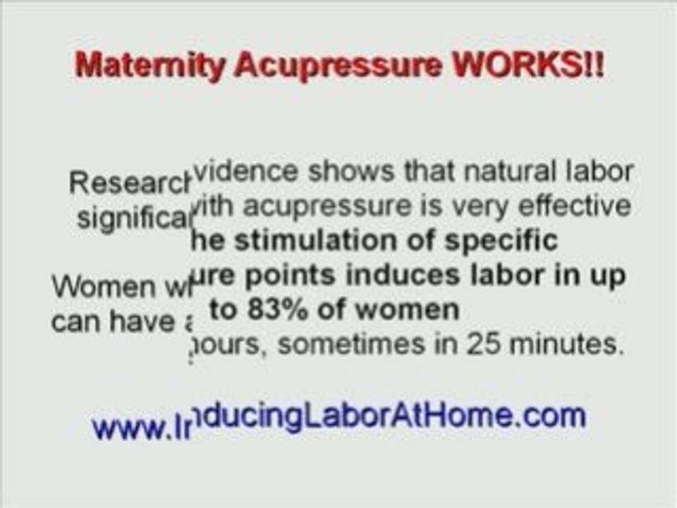how to induce labor naturally at home with safe acupressure