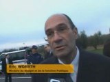 Nîmes : Eric Woerth rend visite aux douaniers