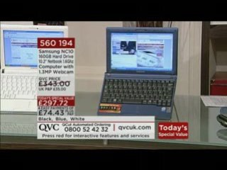 Samsung NC10 QVC UK 6 December 2008 [part 2]
