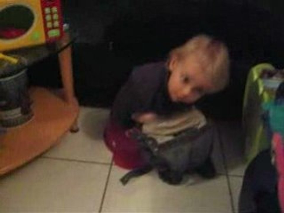 pipi sur le pot