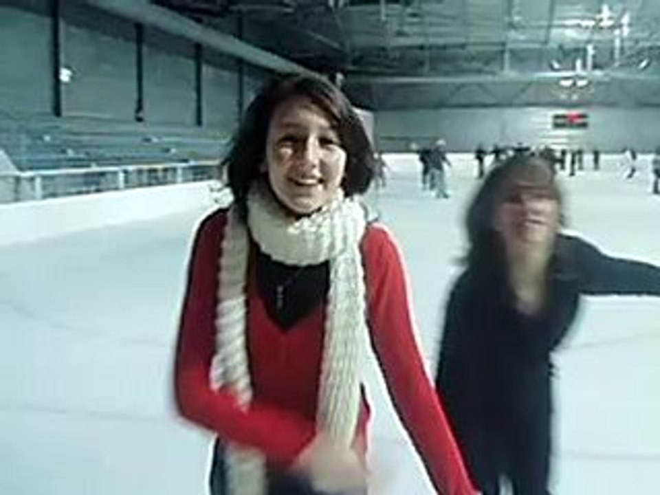 Amélie et moi a la patinoire