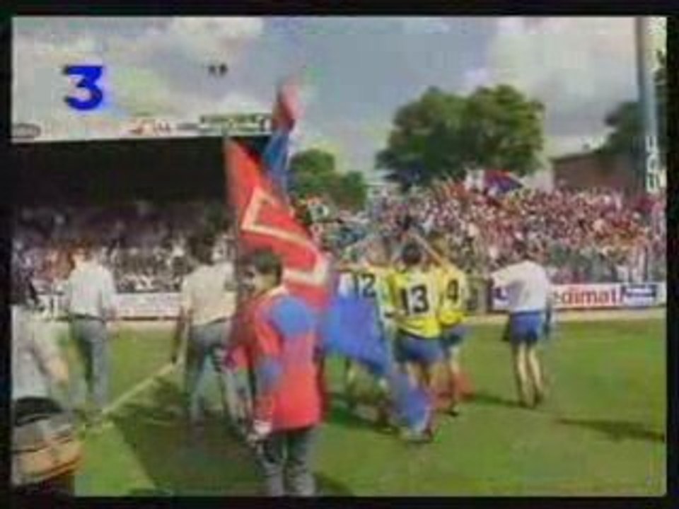 Aurillac/Béziers match de barrage à Rodez (1997)