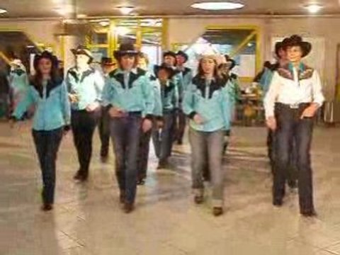 démonstration country téléthon