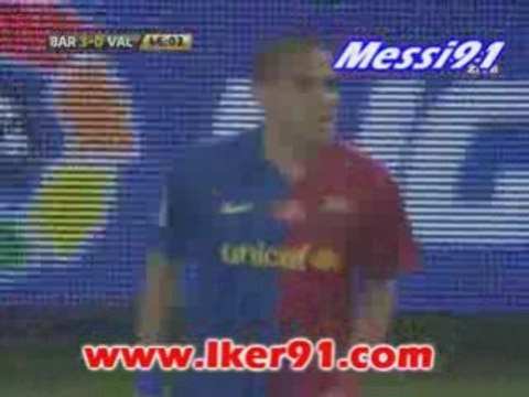FC BARCELONE - FC VALENCE 3-0 BUT DE ALVES