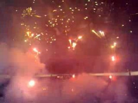 Feu d'artifice Stade Français London Arlequins 6 déc 08