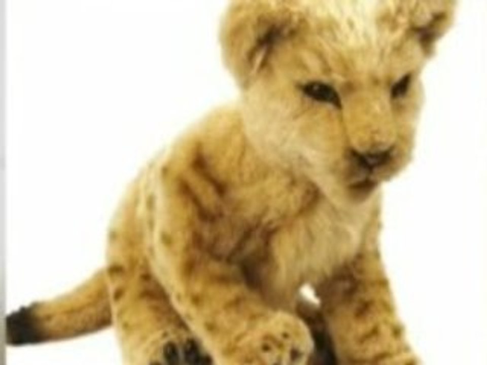 WowWee Alive Lion Cubs Plush Robotic Toys in Tan, Best Gift