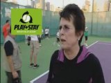 Billie Jean King on Tennis Play and Stay