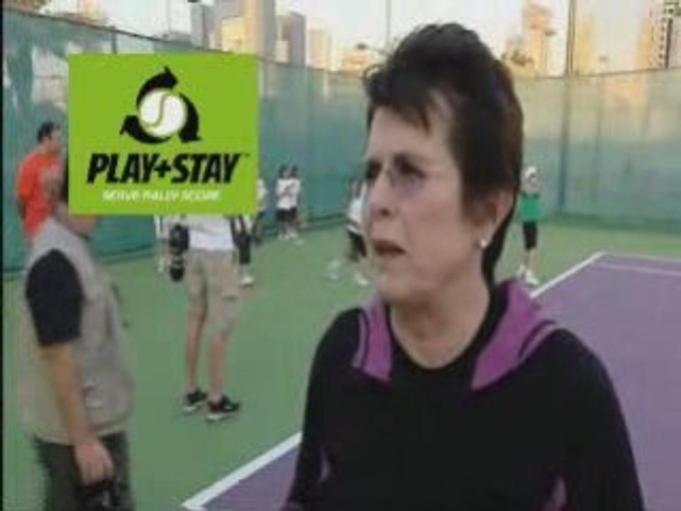 Billie Jean King on Tennis Play and Stay
