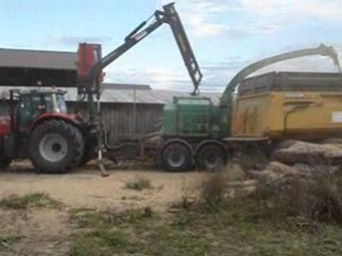 Massey ferguson 8480 Broieuse a Bois !