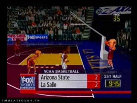 Bonus - Fox Sports College Hoops 99 - Mode grosses tetes