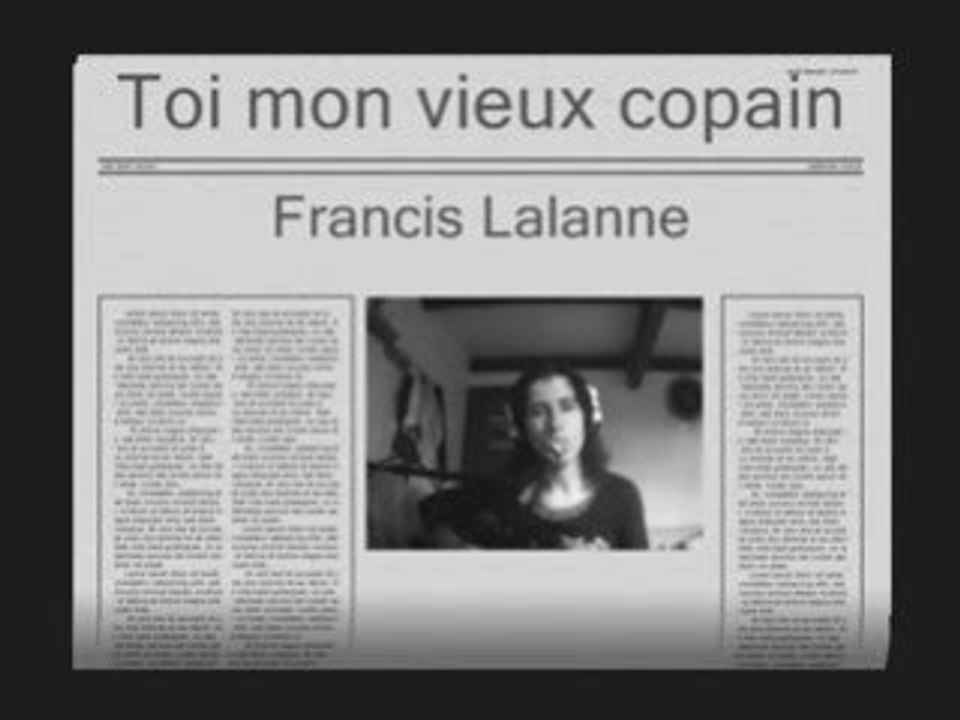 Toi mon vieux copain-Francis Lalanne