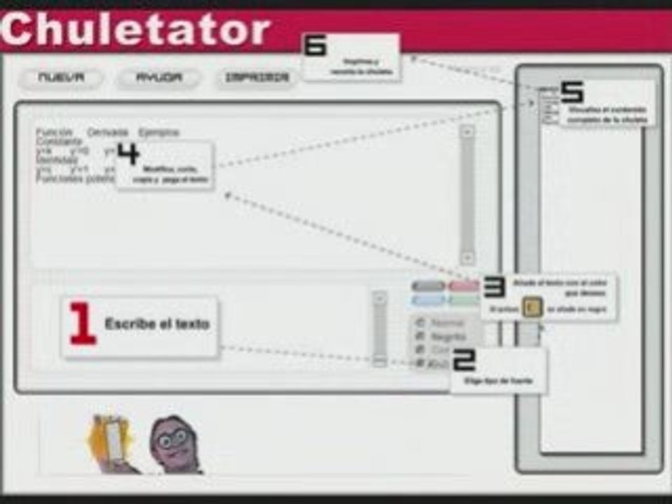 Chuleta en 5 minutos con el Chuletator - www.NoEstudies.com