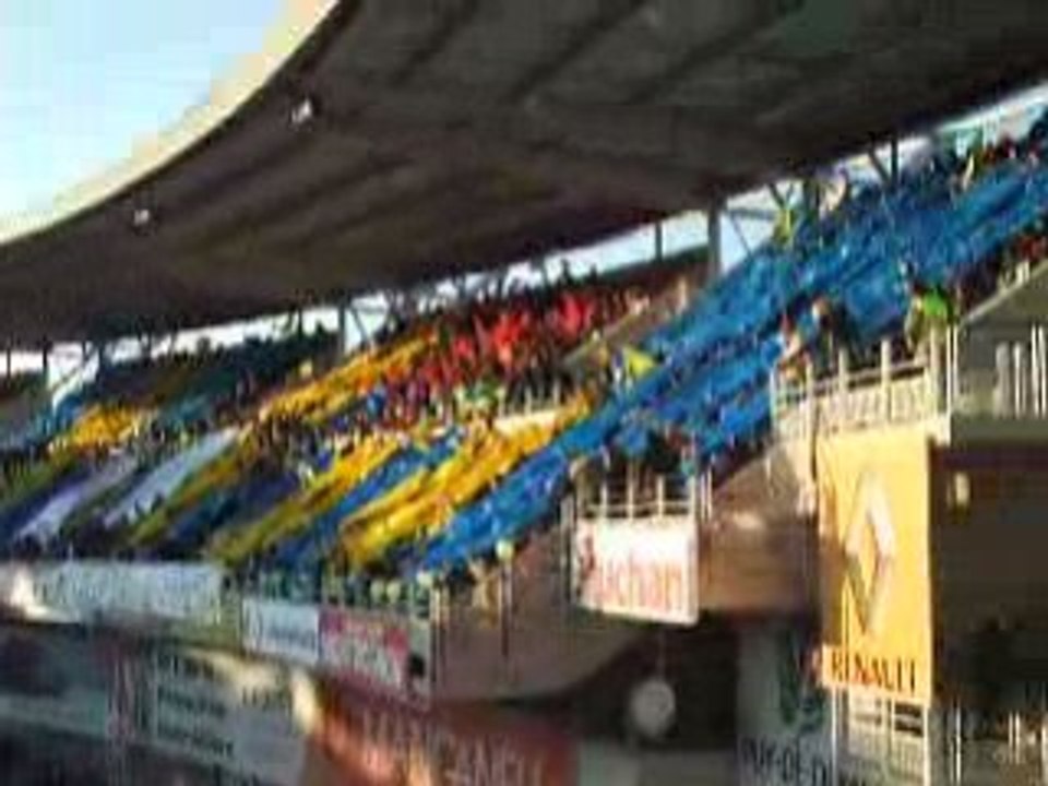 Le tifo.5 ans des ultravulcans