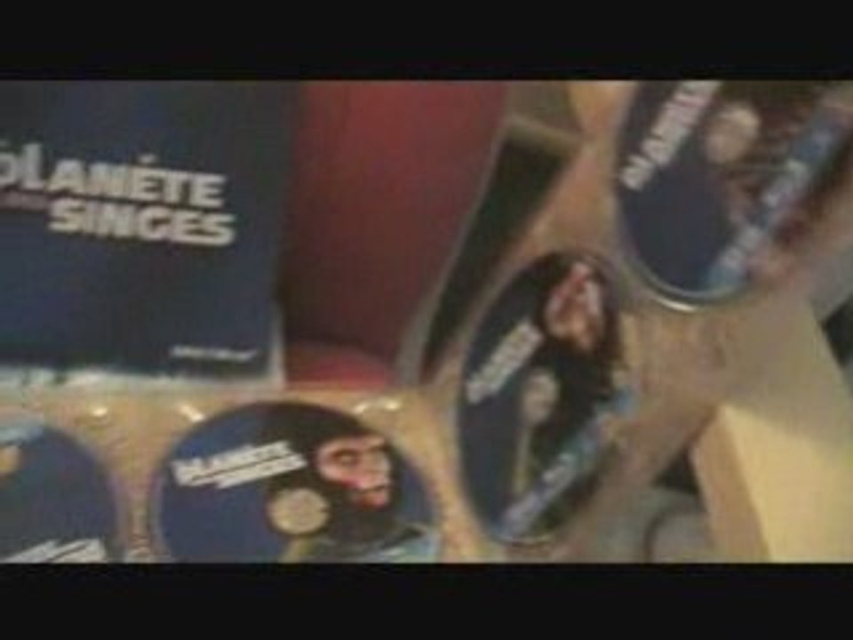 coffret français "planète des singes" en blu-ray