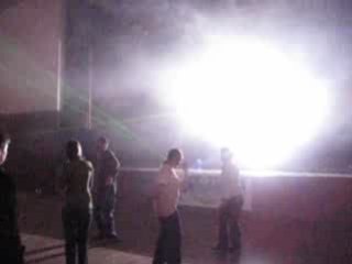 Soirée show laser téléthon Mirecourt