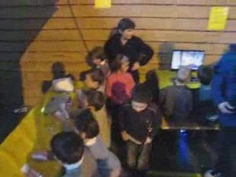 Stand jeux vidéos Téléthon 2008 Orchamps-Vennes