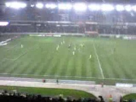 psg le mans 1-0 but hoarau ambiance au parc