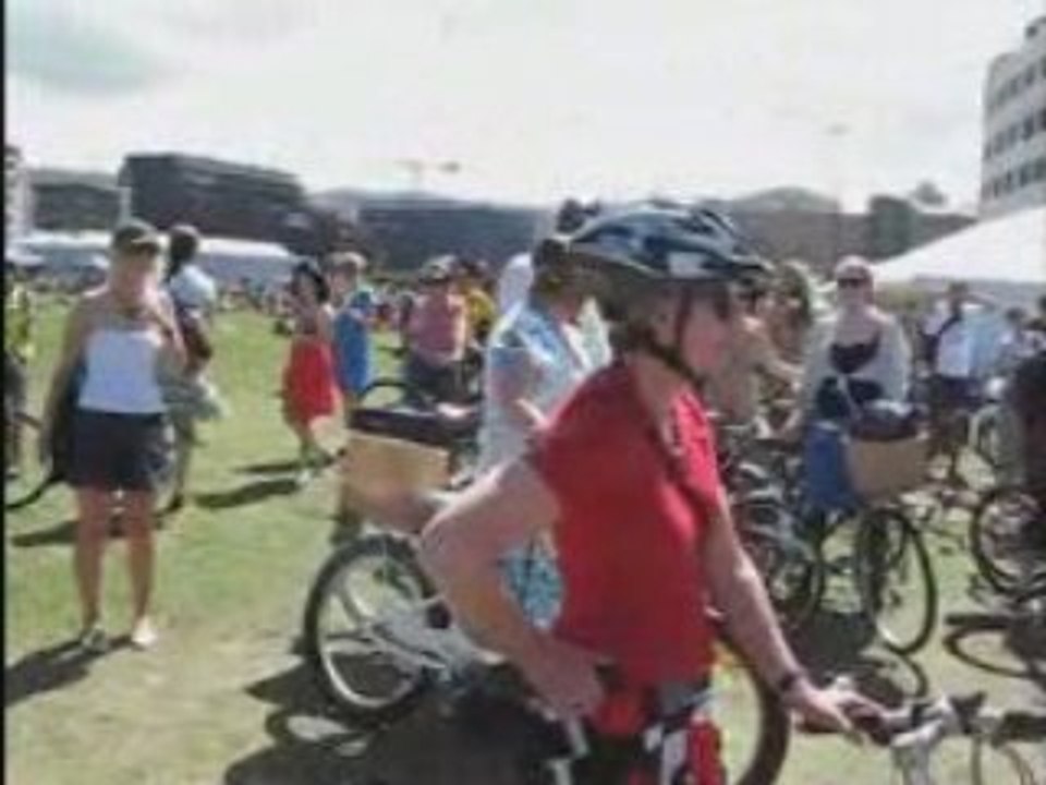 Frock on Bike