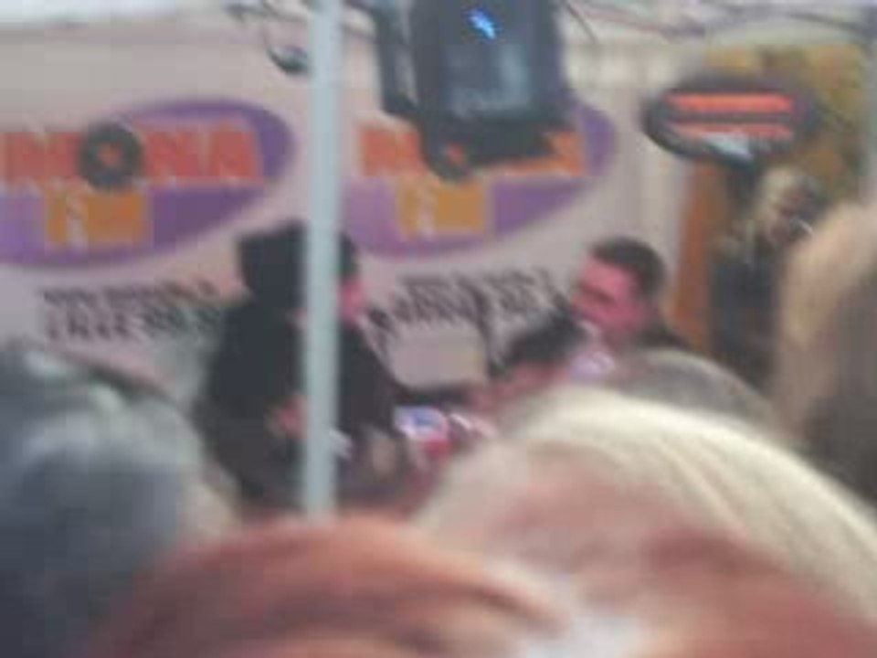 quentin mosiman au Marché de Noel de Lille