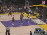 Vladimir Radmanovic Throws the Alley-Oop to Kobe Bryant