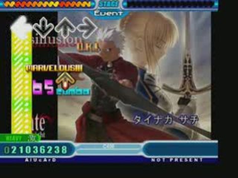 Stepmania - Fate stay night OP - Desillusion