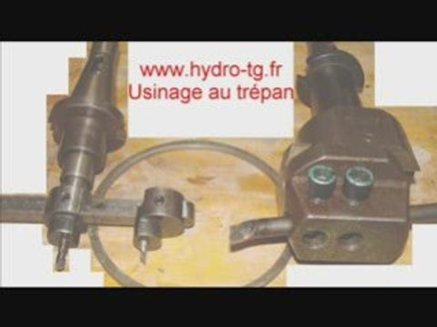 Usinage au trépan rondelle pour réparation pompe hydraulique