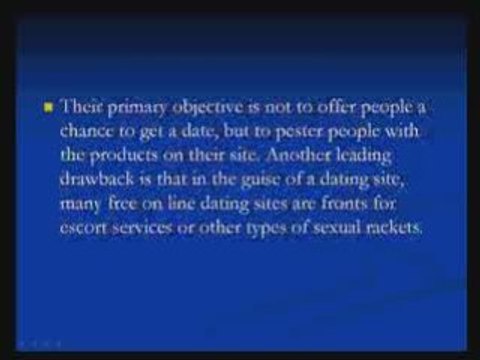 Free Online Dating - Two Sides To The Coin