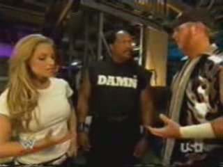 Trish Stratus BAckstage With Trevor & Ron Simmions 5/5/08