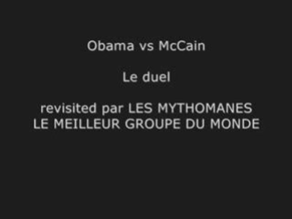 Obama vs McCain le duel