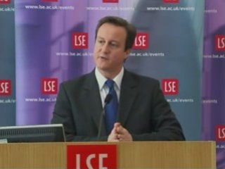 David Cameron speaks about the economy