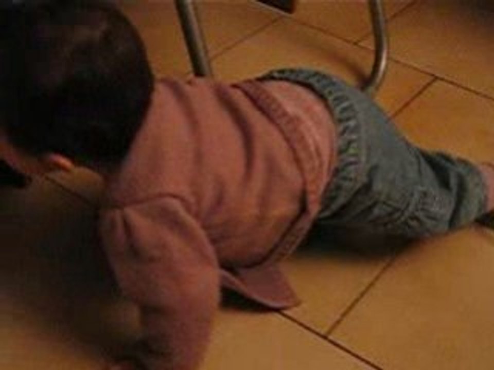 Je marche à 4 pattes !