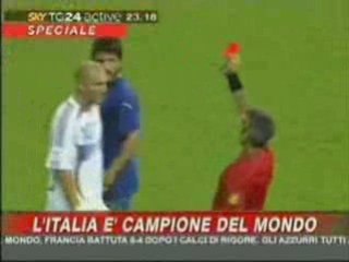 "Zidane, sotto la doccia!"