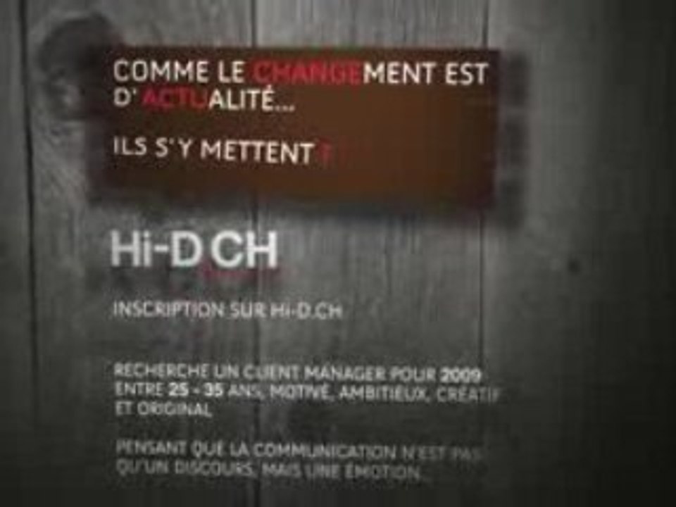 Hi-D.CH /// On engage ..!