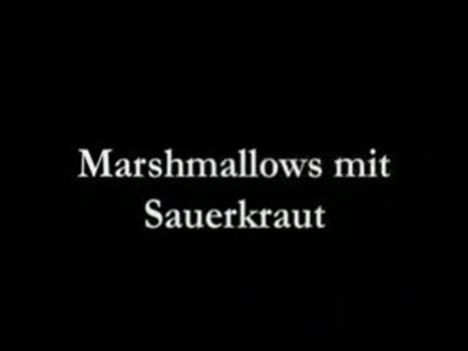 Marshmallows mit sauerkraut