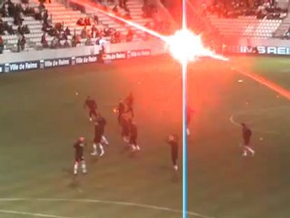 Echauffement reims lens