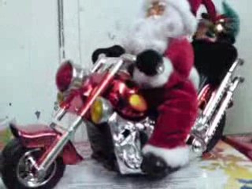 Le pere noel en harley !