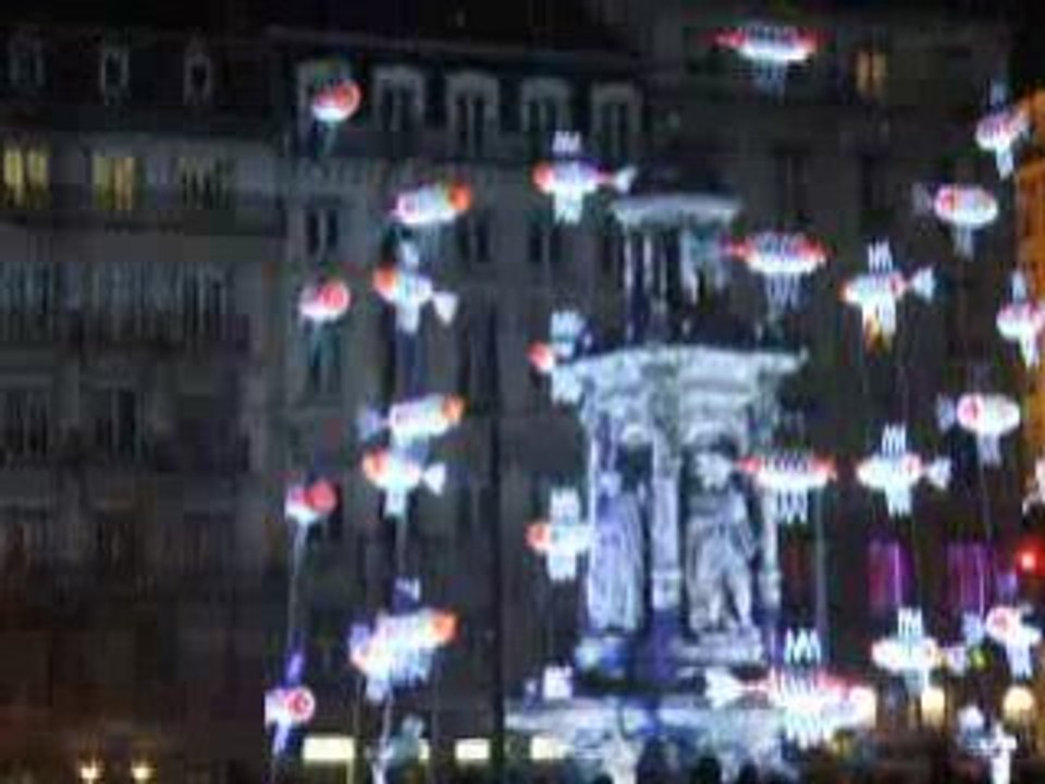 Lyon - Fête des Lumières 2008 - Place des Jacobins