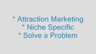 Attraction Marketing Blueprint.  (Attractions Marketing)