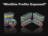 Email newsletter marketing with Minisite Profits Exposed.