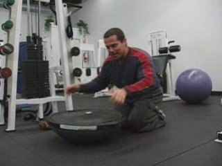Explosive Push Ups On The Bosu Ball