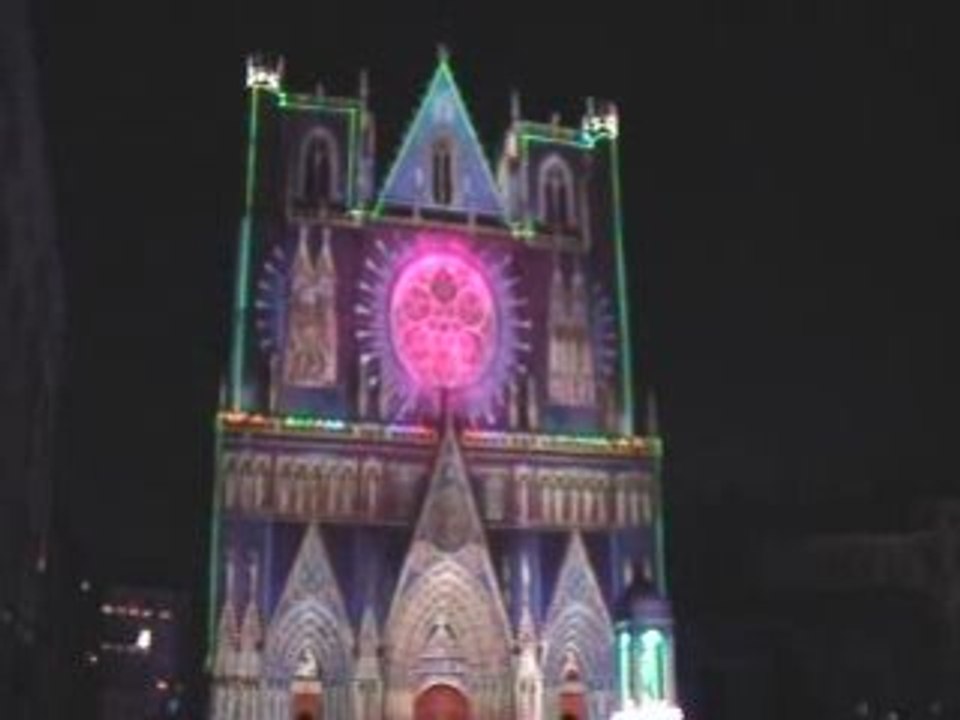 Fete des lumieres  Lyon Light Festival  2008