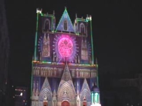 Fete des lumieres Lyon Light Festival 2008