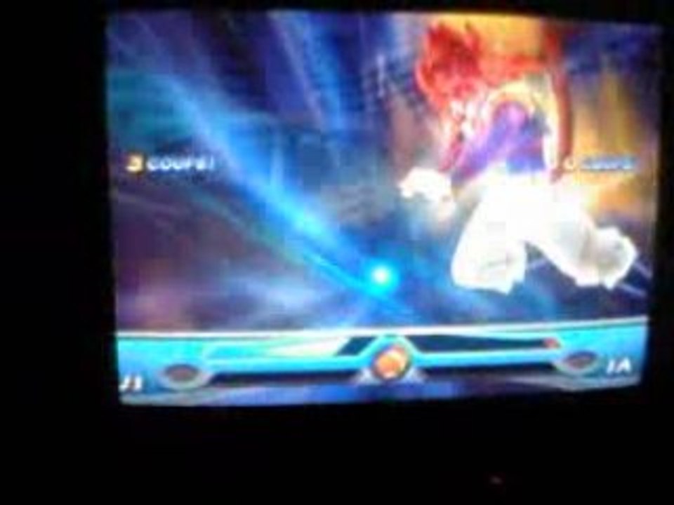 Dragon ball z infinite world Omega vs Gogeta SS4