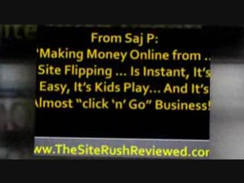The Site Rush Bonus Review-Saj P SiteRush