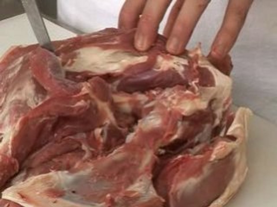 desosser  epaule agneau