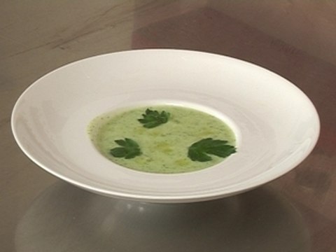 Vichyssoise à l'huile de truffe