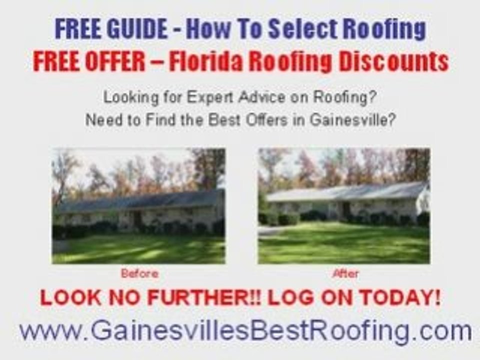 Florida Roofing Guide and FREE Analysis