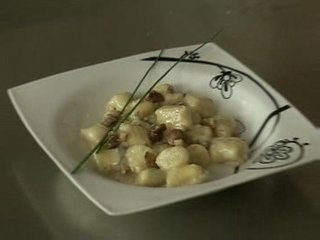 Gnocchi de châtaigne au Gorgonzola
